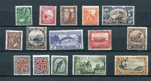 New Zealand  1936 Sc 185-198 Used/MH  9960