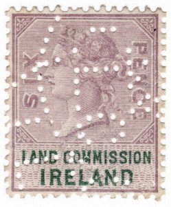 (I.B) QV Revenue : Land Commission Ireland 6d