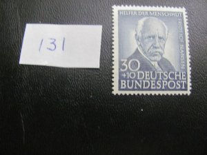 GERMANY 1953 MNH SC B337 SINGLE VF/XF $51 (131)