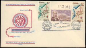 Colombia, Worldwide First Day Cover