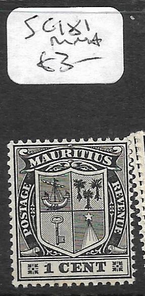 MAURITIUS  (PP1010B) 1C  SG 181 MNH