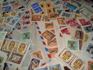 ECUADOR EQUATEUR Stamp collection lot accumulation stockbook +bags +7000 stamps