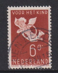 Netherlands #B92  used  1936  Cherub 6c