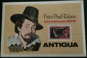 ANTIQUE 1978.  CHRISTMAS. Pedro Pablo Rubens. HB 1 Seal. NHM-