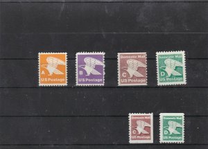 u.s. domestic mail eagle stamps ref 7694