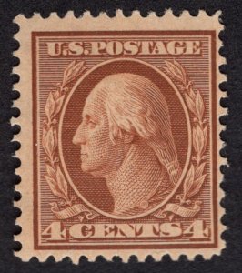 US #334 Fine/Very Fine, Original Gum