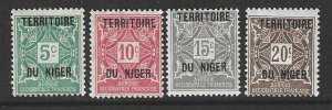 Niger J1-J4   Mint  SC $3.00