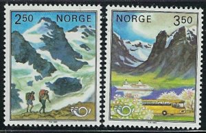 Norway 819-21 MNH 1983 Mountains  (fe8140)