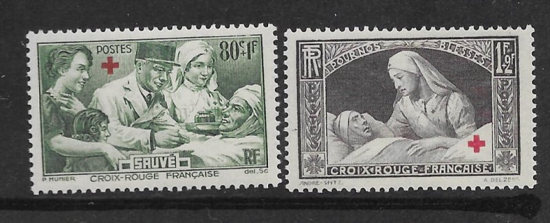 France B101-02  1940  set  2  VF  NH