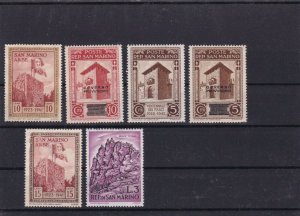SAN MARINO  MOUNTED MINT OR USED STAMPS ON  STOCK CARD  REF R942