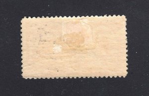 Scott #E3 10c Orange Mint OG HINGED, THIN, Cat. $300.0