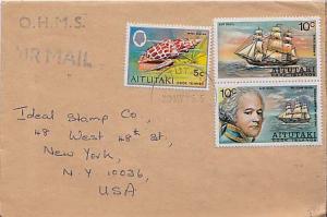 Antigua, Airmail, Officials, Ships, Marine Life