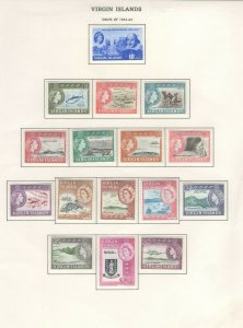 Virgin Islands Stamps 1963-64 Mint Hinged, Approx. CV. as NH $84 (JH 9/22) GP 