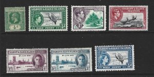 GILBERT & ELLICE ISLANDS Mint Mini Lot of 7 Different Stamps 2018 CV $2.65