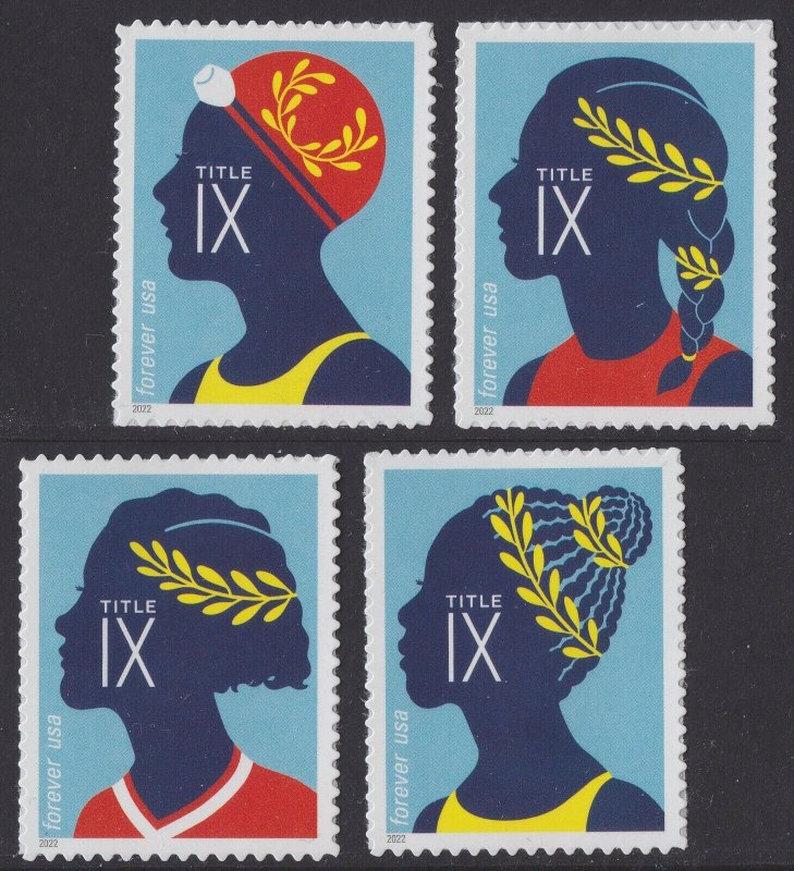 US 5668-5671 Title IX F set 4 MNH 2022