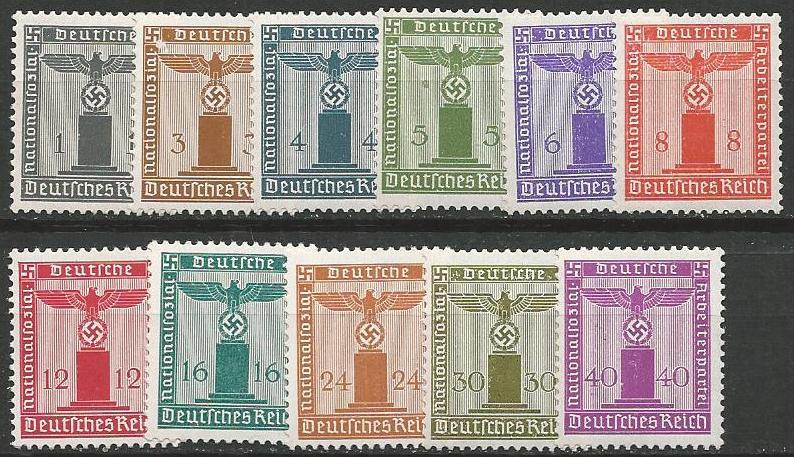 Germany S12-22 MNH CV $25