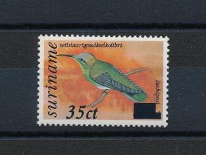 [SU755] Surinam Suriname 1993 Birds Overprint  MNH
