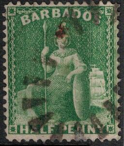 Barbados 1859 SC 10 Used SCV $500.00