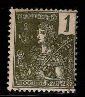 Indo-China Scott 24 MH* stamps from 1904-1906 France set