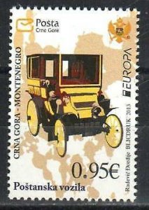 Montenegro Stamp 339  - 2013 Europa, early automobile