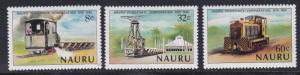 Nauru # 214-216, Locomotives, NH, 1/2 Cat