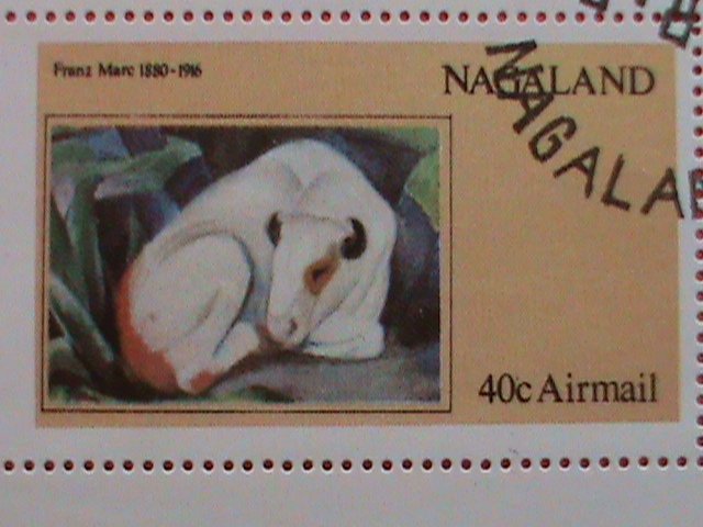 NAGALAND STAMP : 1973 FARM ANIMALS  STAMP. -CTO-MNH  SHEET. VERY RARE.