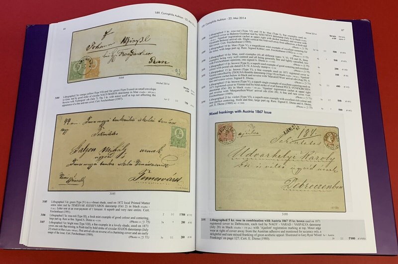 Austria and Hungary Classics, Corinphila, Zurich, Sale 189, May 22, 2014 