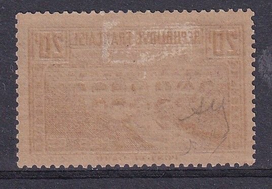 France 1931 -   Pont du Gard, 20fr org.brn  Type III - M-XF-LH   # 254A