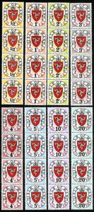 Isle of Man Stamps # J1-7 MNH XF Lot Of 4 Sets Scott Value $150.00