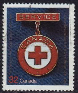 Canada - 1984 - Scott #1013 - used - Red Cross