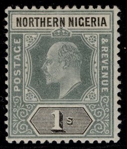 NORTHERN NIGERIA EDVII SG16, 1s green & black, M MINT. Cat £12.