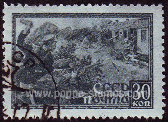 Russia SG#996 Used - 1942 30k.  - Soldiers, Wars and Battles