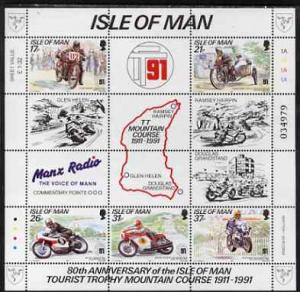 Isle of Man 1991 80th Anniversary of TT Mountain Course p...