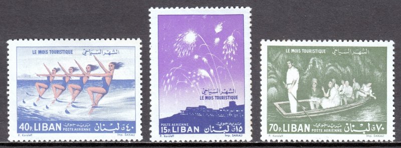 Lebanon - Scott #C311-C313 - MH - SCV $4.50