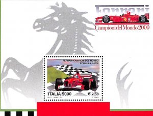Italy 2001, Ferrari world championship s/s, MNH