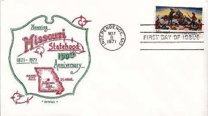 United States, First Day Cover, Missouri, Art