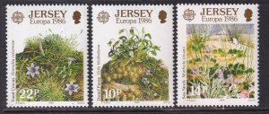 Jersey 396-398 MNH VF