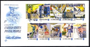 USA Sc# 1498a (ArtCraft) FDC (b) 1973 4.30 Post Office