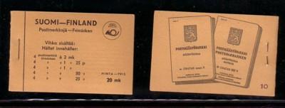 Finland Sc 173 1936 complete booklet mint NH