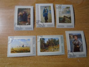 Russia  #  3896-3901   used