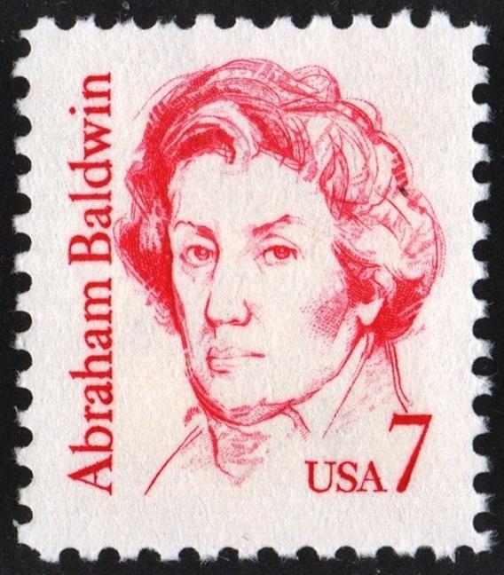 SC#1850 7¢ Great Americans: Abraham Baldwin Single (1985) MNH