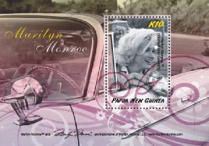 PAPUA NEW GUINEA SHEET MARILYN MONROE