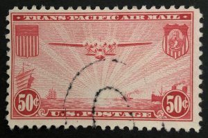 USA, #C22, 1 used stamp