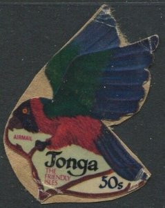 Tonga 1974 SG486 50s Red Shining Parrot FU