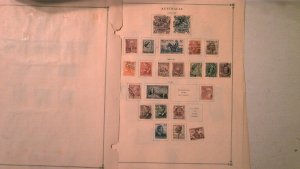 AUSTRALIA COLLECTION ON ALBUM PAGES MINT/USED