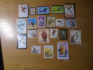 Birds  #  36  used / MNH