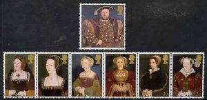 Great Britain 1997 King Henry VIII 450th Death Anniversar...