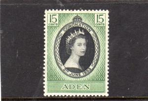 Aden 1953 Coronation MNH
