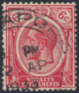 Straits Settlements  SC# 189  Used  wmk crown CA script   see details & scans