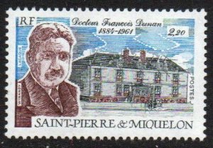 St. Pierre & Miquelon Sc #491 Mint Hinged